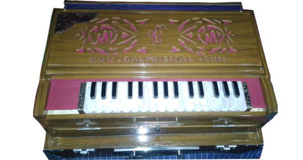 Pine Wood Mini Harmonium